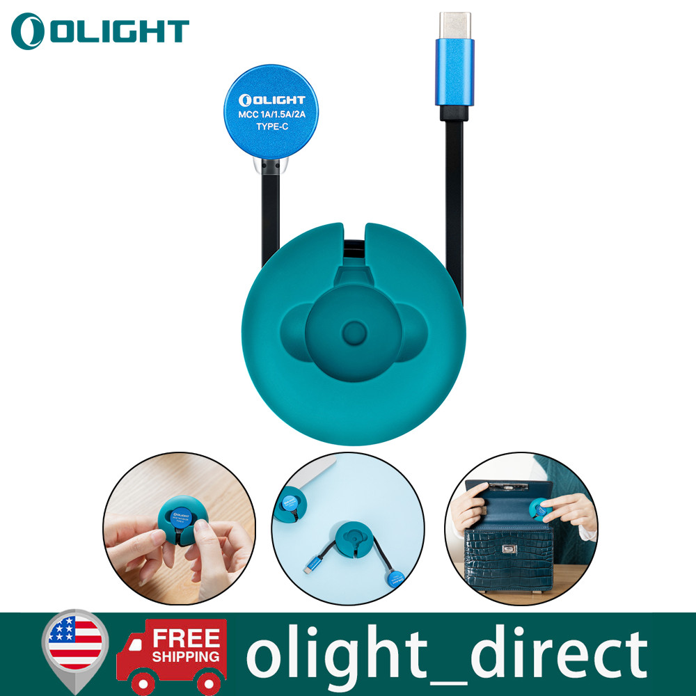 OLIGHT MCC3-C Reel Charging Cable Organizer MCC Cable  USB-C  EDC Protect NEW US
