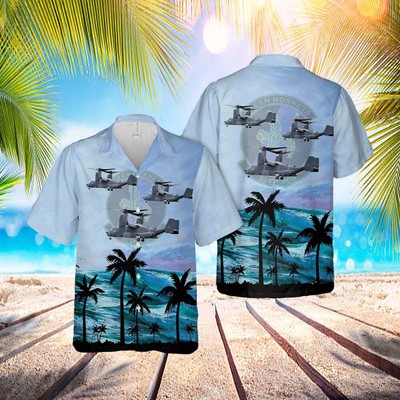 US Air Force 20th Special Operations Squadron CV 22 Osprey Hawaiian Shirt 8211