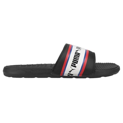 

Мужские черные повседневные сандалии Puma Cool Cat Stripe Repeat Bx Slide 38684401, Черный, Puma Cool Cat Stripe Repeat Bx Slide