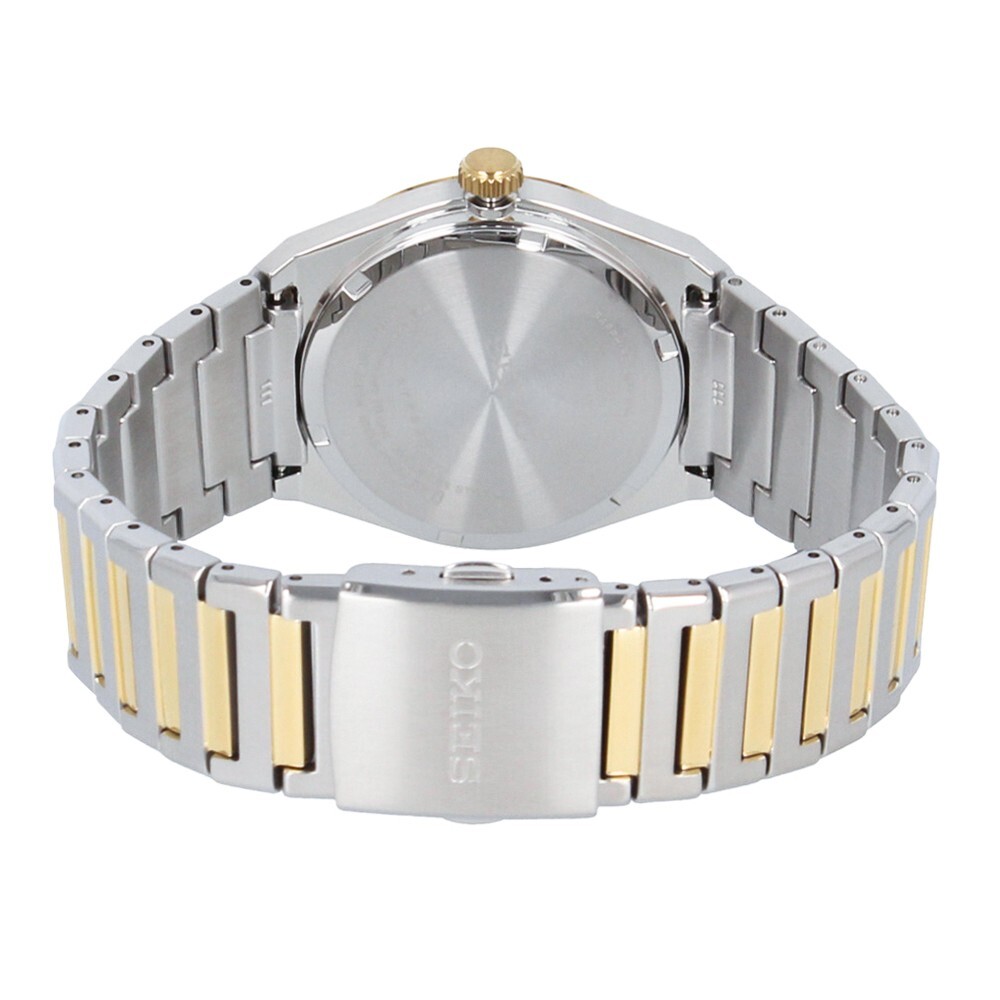 Pre-owned Seiko Sur558p1 Sur558 Men Quartz Analog Stainless Steel Essentials White Dial