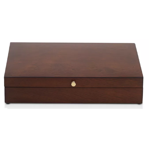 Reed & Barton Eureka Mahogany / Brown Flatware Storage Chest