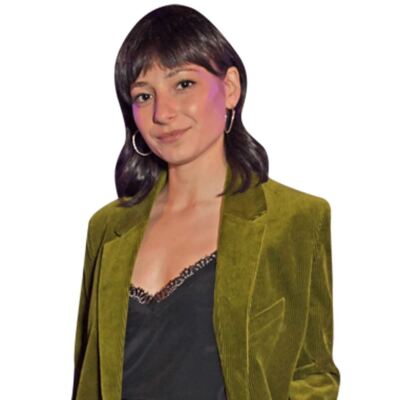 Elisha Applebaum (Green Suit) Half Body Buddy Cutout