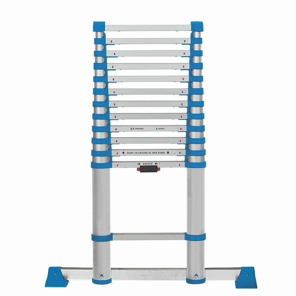 telescopic ladder 3.8 m aluminium