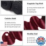 26 28 30 Red Bundles Human Hair Burgundy Body Wave Bundles 8a Brazilian Virgin Remy Two Tone Black And Burgundy Bundle Hair Weave 99j Body Wave Bundle