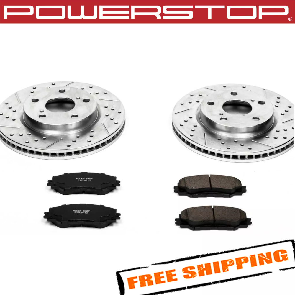 Brake Kit Front And Rear PowerStop K258 - Z23 Drilled And