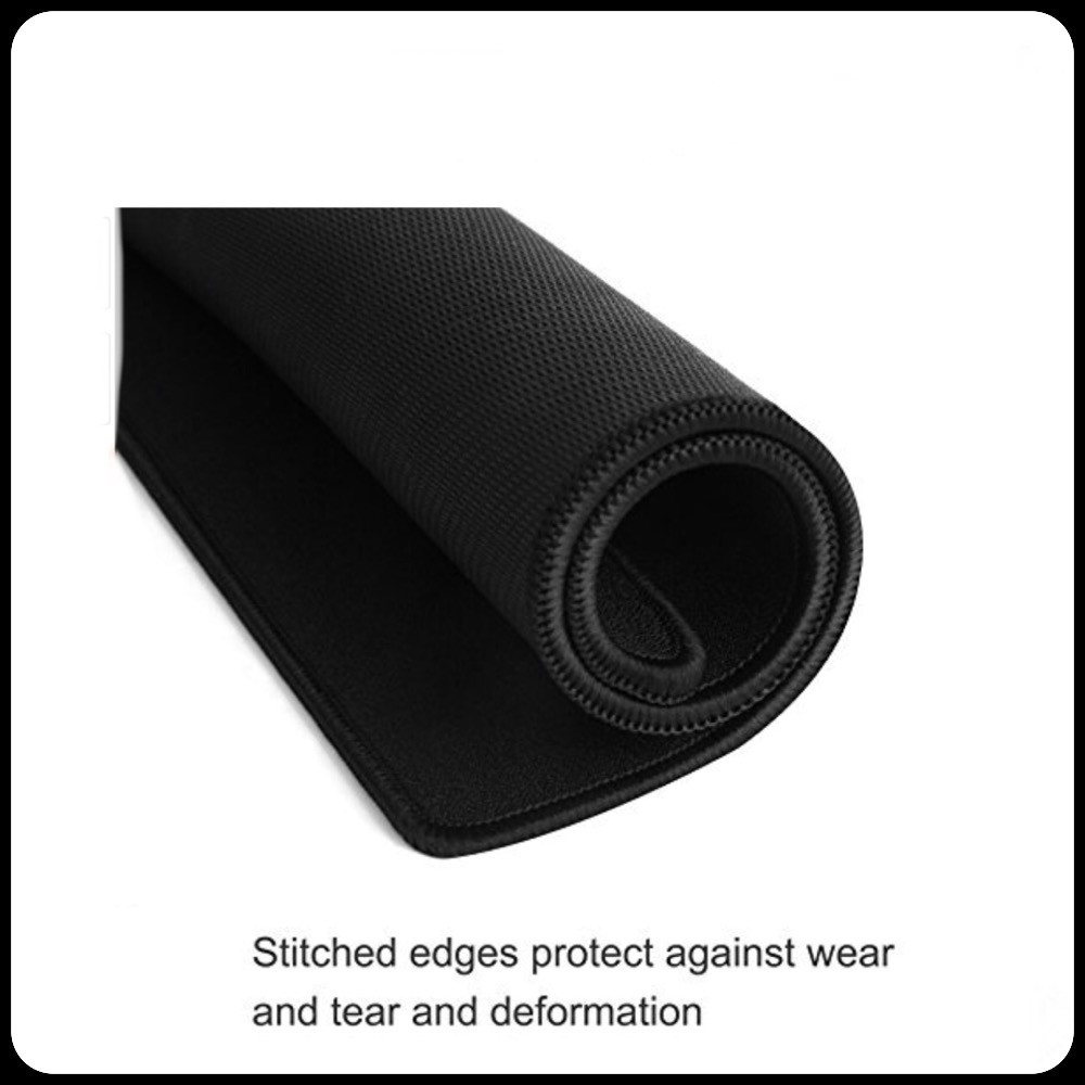 Vogek Gaming Mouse Pad Mat Stitched Edges 5mm Thick