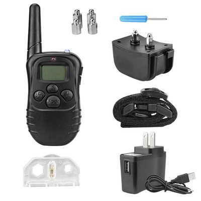 WOLFWILL Rechargeable Training Collar 330 Yards Remote Pet Dog with Beep / Vibra