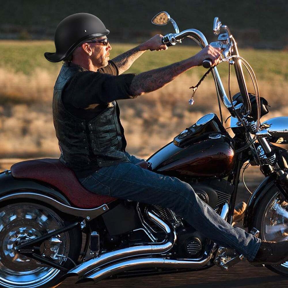 Baseball Cap Half Motorcycle Helmet Colorful Men Head Safety