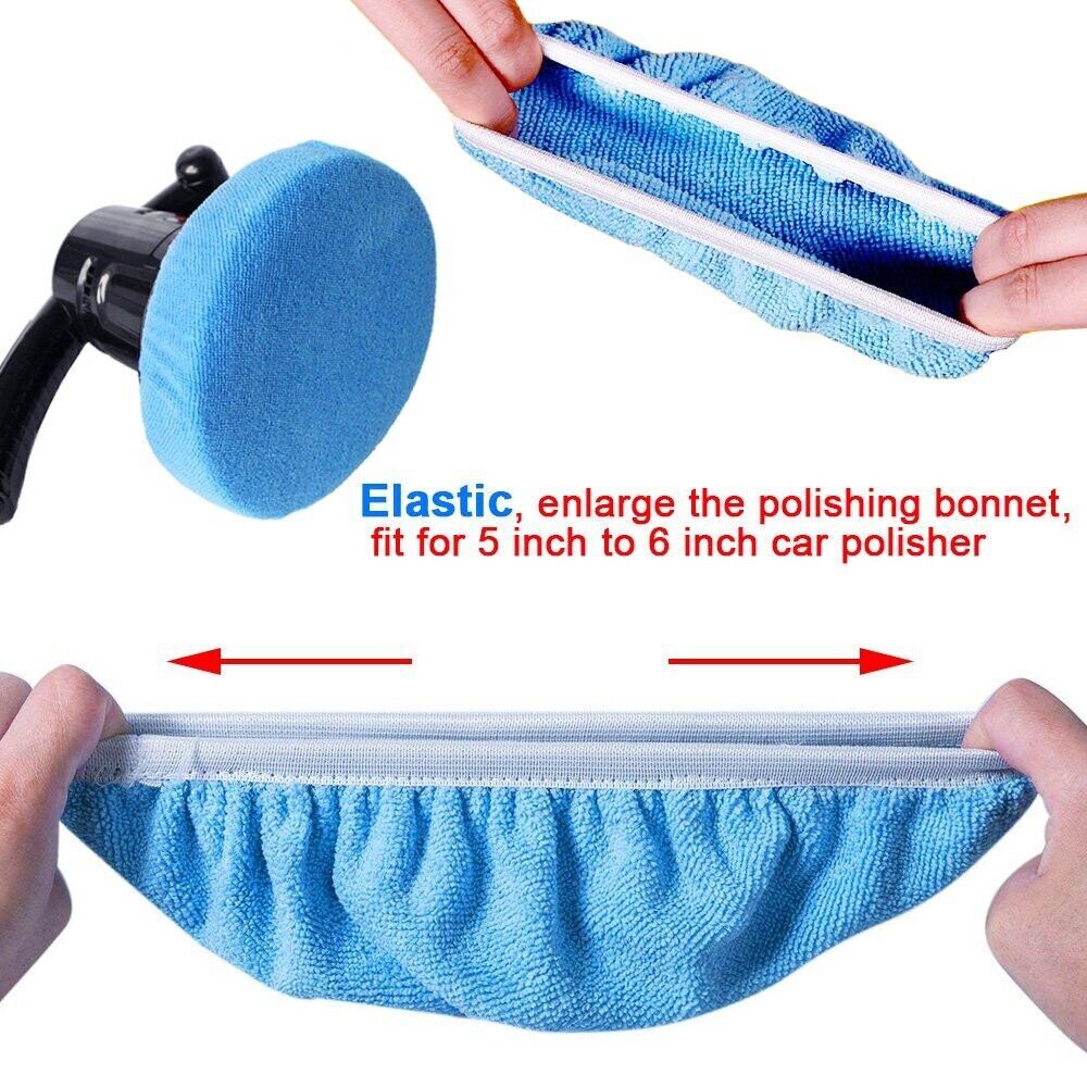 Rotary Car Polisher Buffer Machine 5" Mini Polishing Sander Machine Waxer Pad US