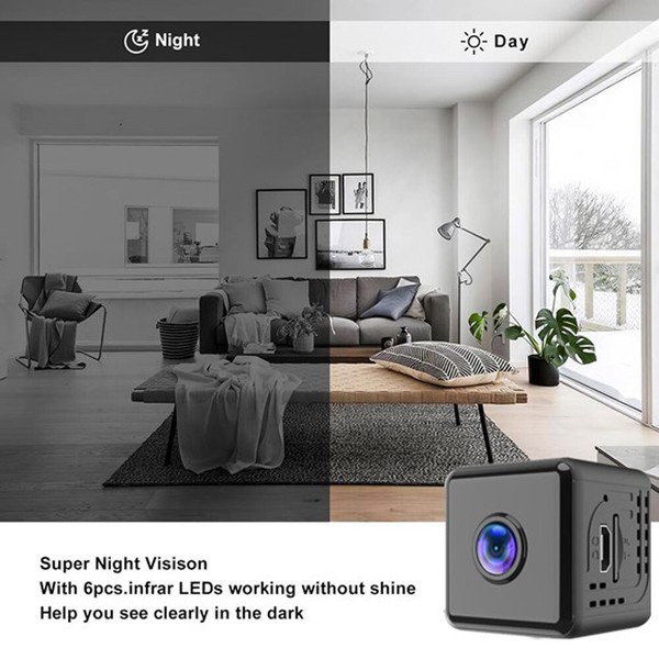 Mini Hidden Camera Wifi Home Decor Security Cam Full HD 1080P Night Vision Audio - Image 4