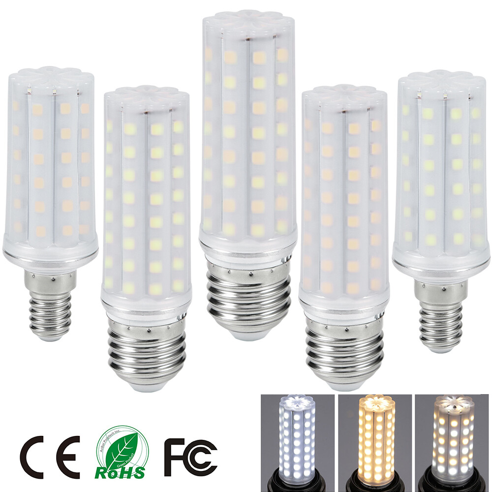 1-10Pcs E27 E14 LED Corn Light Bulb SMD 2835 Spotlight Lamp White/Warm White US