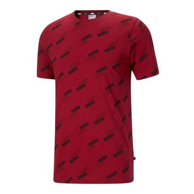 

Мужские повседневные топы Puma Power Aop с круглым вырезом и короткими рукавами размера  589392-9, Красный, Puma Power Aop Crew Neck Short Sleeve T-Shirt