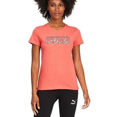 

Puma Modern Sports Graphic Crew Neck Женские с коротким рукавом 588552-24, Розовый