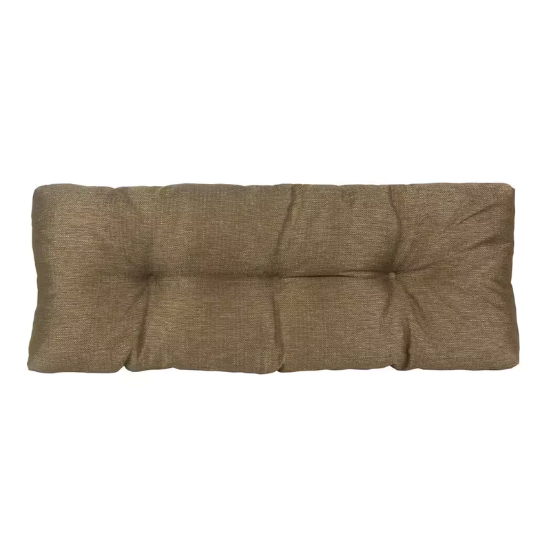 Bench Cushion Tufted Gold Non Slip 36x14x3 Universal Seat Pad Indoor Comfort XL