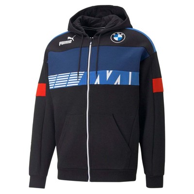 

Puma Bmw Mms Sds Full Zip Толстовка Мужская Черная Повседневная Спортивная Верхняя Одежда 5351, Черный, Puma Bmw Mms Sds Full Zip Sweat Jacket