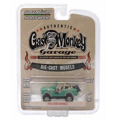 Greenlight Hollywood: Gas Monkey Garage 76 Ford Bronco  Twin Peaks   1/64 Scale