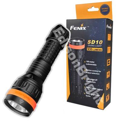 New Fenix SD10 930 Lumen CREE XM-L2 U2 LED Diving Flashlight
