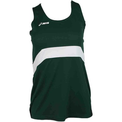 

Зеленая женская майка ASICS Break Through Scoop Neck TF2352-8101, Зеленый