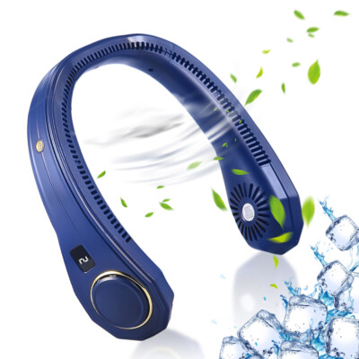 ortable Personal Neck Fan Necklace Mini Air Conditioner Cooling Fan Royal New
