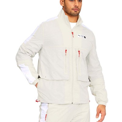 

Puma Parquet Warm Up FullZip Jacket Мужская серая повседневная спортивная верхняя одежда 599932-0, Grey, Puma Parquet Warm Up FullZip Jacket