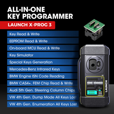 LAUNCH X431 Pros V Plus X-Prog3 Car OBD2 Diagnostic Scanner Key Programming TPMS