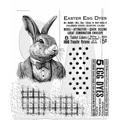 Tim Holtz Stampers Anonymous ''MR. RABBIT'' Easter Stamp Set- Spring 2024