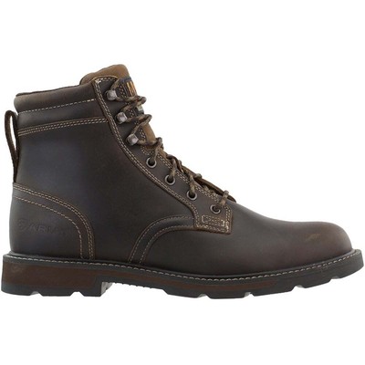 

Ariat Groundbreaker 6-дюймовая электрическая рабочая обувь с мягким носком мужская коричневая рабочая защитная обувь, Коричневый, Ariat Groundbreaker 6 Inch Electrical Soft Toe Work