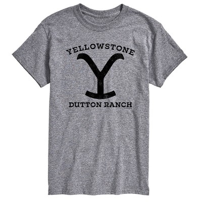 

Мужская футболка Yellowstone Dutton Ranch, Heather grey