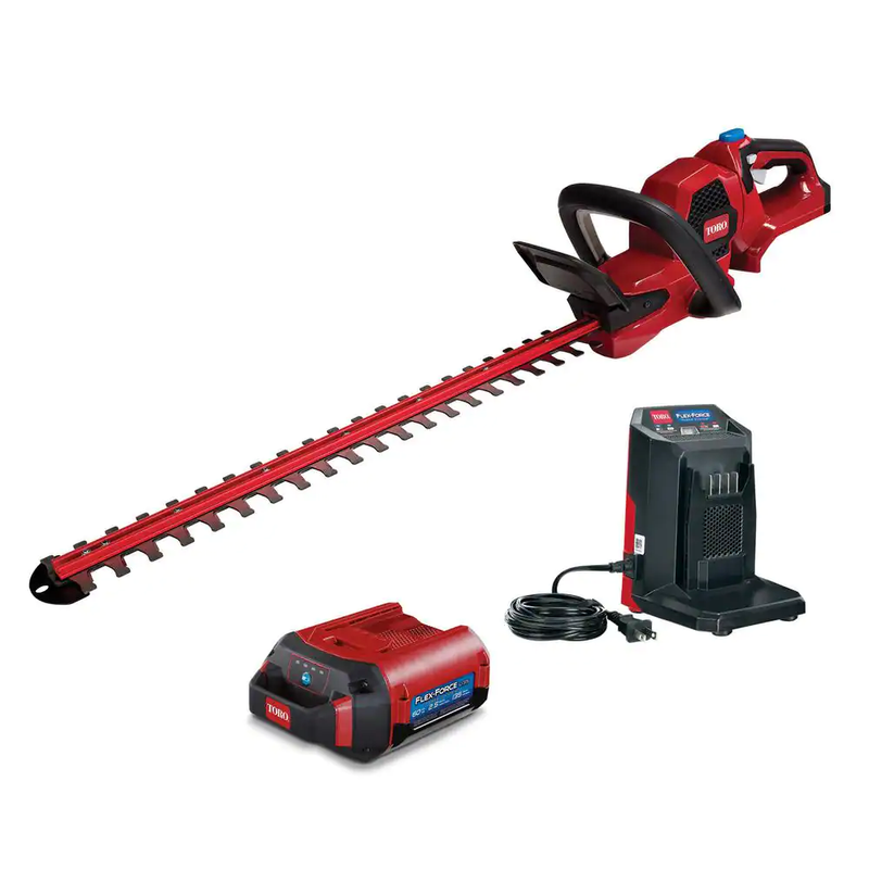 Red 24-inch 60-volt 2.5 Ah Battery And Charger Included