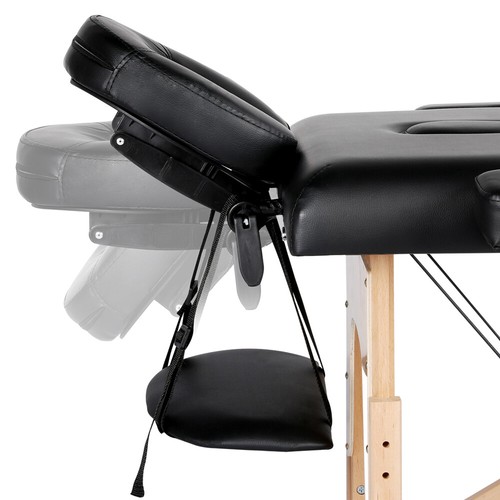 Portable Massage Table Adjustable Facial Salon Bed 2 Fold Tattoo Lash Table Bed