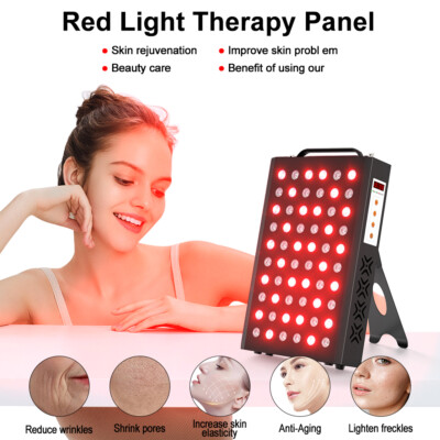 Red Therapy Light Lamp 660nm 850nm Near Infrared Panel for Face Knee Skin Body