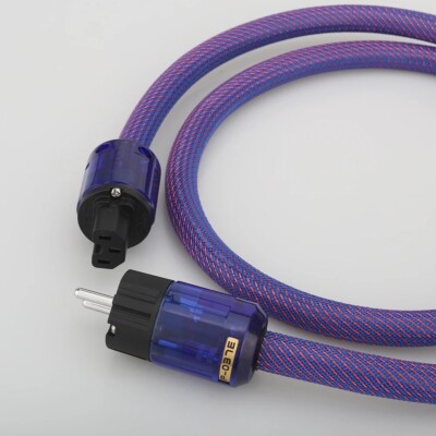 US Plug HiFi Power Cable Audiophile EU Schuko Audio Turntable Main Supply Cord