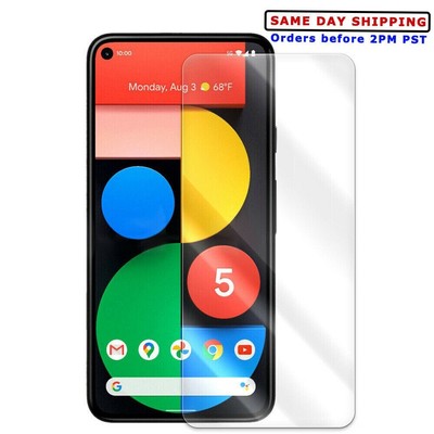 High-Sensitivity Premium Tempered Glass Screen Protector fit Google Pixel 5 NEW