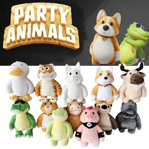 Game Party Animals Plush Toy Cute Nemo Karatan Underbite Kiko