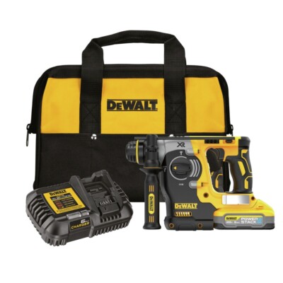 DEWALT DCH273H1 20V MAX XR Cordless 1'' SDS Plus Rotary Hammer Kit (5 Ah) New