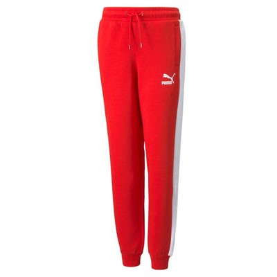 

Спортивные брюки Puma Iconic T7, спортивные повседневные брюки для мальчиков, размер , 53011811, Красный, Puma Iconic T7 Track Pants Youth