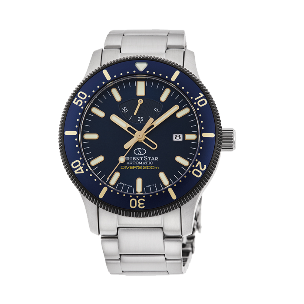 Pre-owned Orient Star Diver Automatic Limited Edition Au0304l Blue Dial Made In Japan