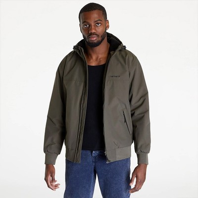 

Carhartt WIP Мужская парусиновая куртка с капюшоном кипарис/черный, Зеленый, Carhartt WIP Hooded Sail Jacket