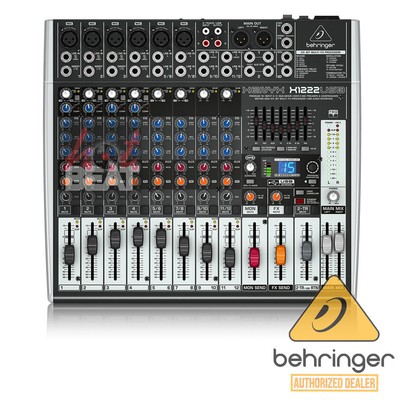 Behringer XENYX X1222USB 16-Input Live Sound Mixer Board USB Effects EQ 110-240V. Buy it now for 299.0