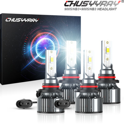 For Chrysler 300 S C Sedan 2016-2021 LED Headlights High Low Bulbs Super Bright