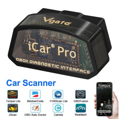 Vgate iCar Pro BLE OBD2 Bluetooth Scanner for iPhone, Android, and Windows