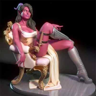 Orianna Torrida Unpainted Resin Model Kit 1:24 Model Kit Plastic