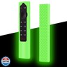 Protective Case Compatible for NVIDIA Shield Android TV Pro 4K HDR Streaming Media Player,Remote Case Skin Holder for NVIDIA Shield Remote Controller,Shockproof Remote Bumper Back Cover-Glowgreen