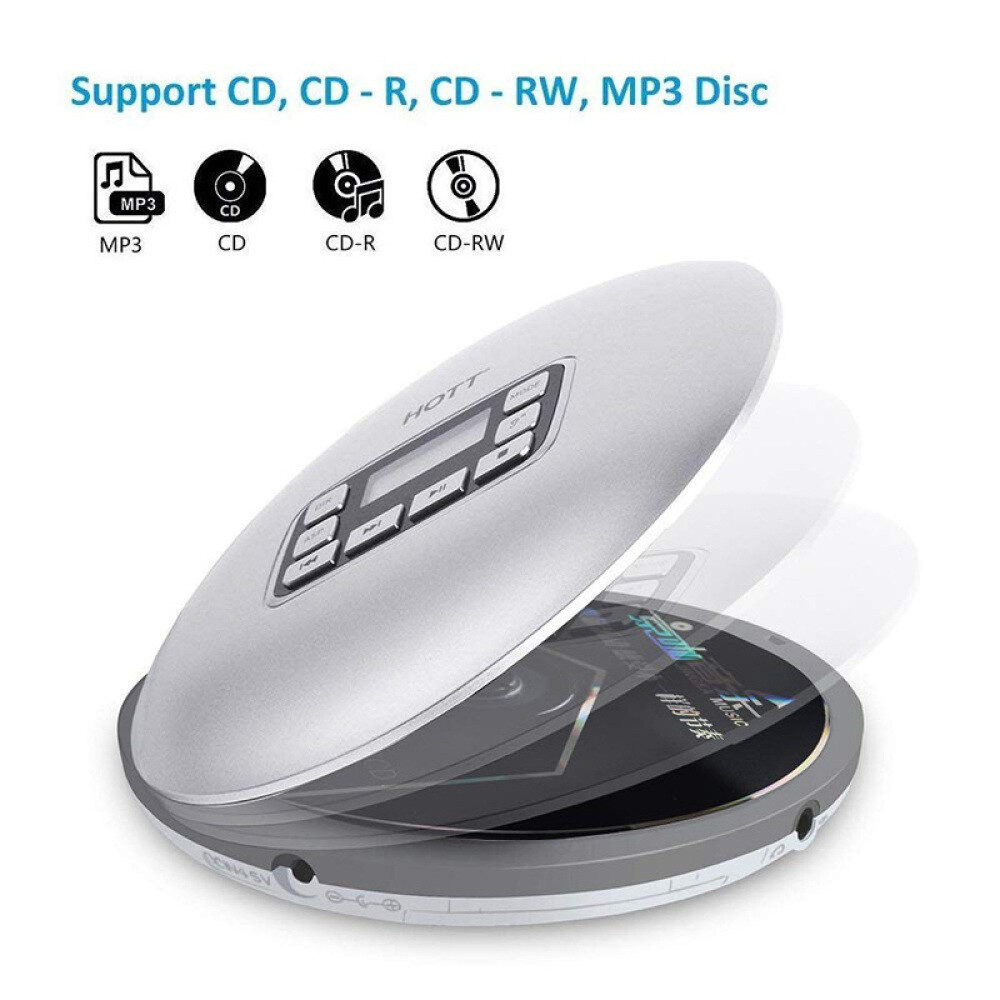 CD611T Portable Bluetooth CD Player Stereo AUX MP3 Walkman ...