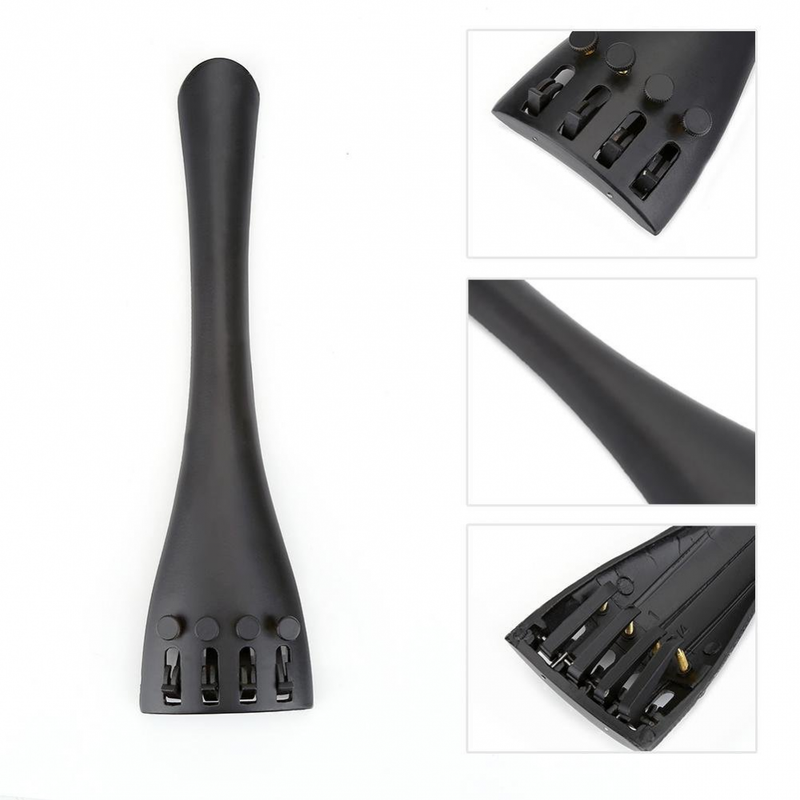 Cello Tailpiece 4/4 with Fine Tuners Aluminum Alloy Tailgut Musical Instruments