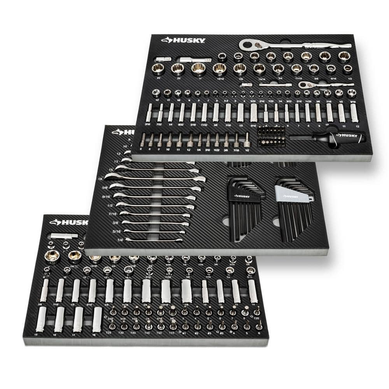 Husky Ratchet Mechanics Tool Set 1/4