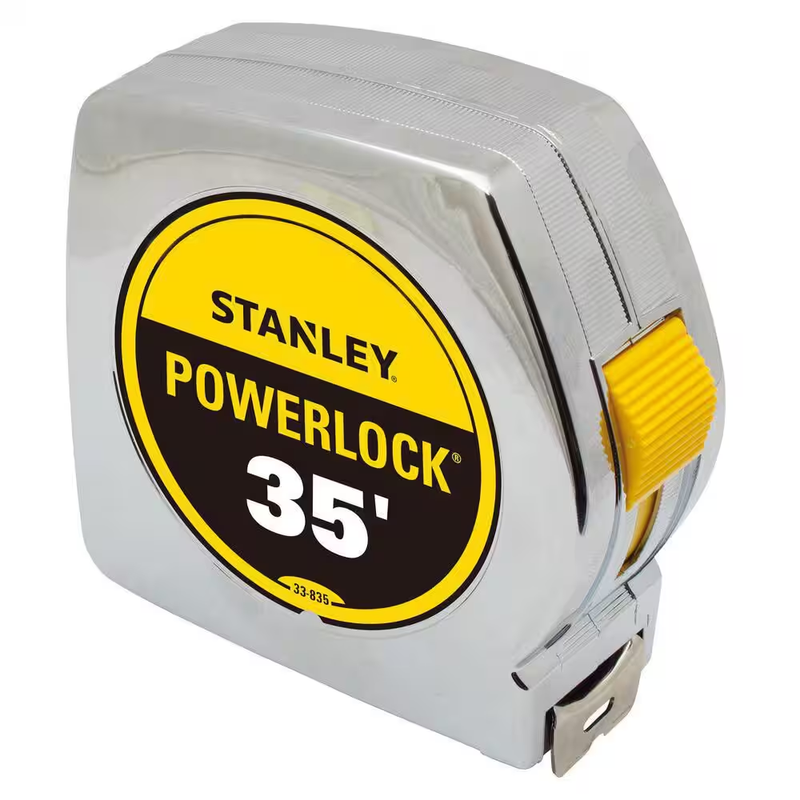 Stanley PowerLock Tape Measure 25 Ft Measuring Tape Tru Zero Blade Lock Tool
