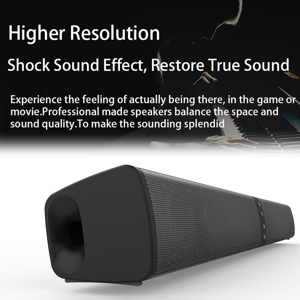 Powerful TV Sound Bar Home Theater Subwoofer Soundbar with Bluetooth Wireless