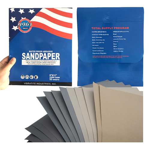 Wet and Dry Sandpaper Sanding Sheets 60-10000 Grit Sand Paper Waterproof Auto