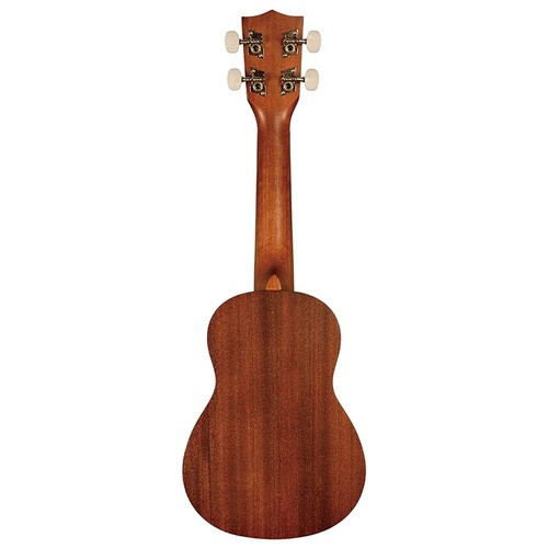 Kala KA-15-H1 Satin Soprano Ukulele with Hawiian Islands Laser Etching